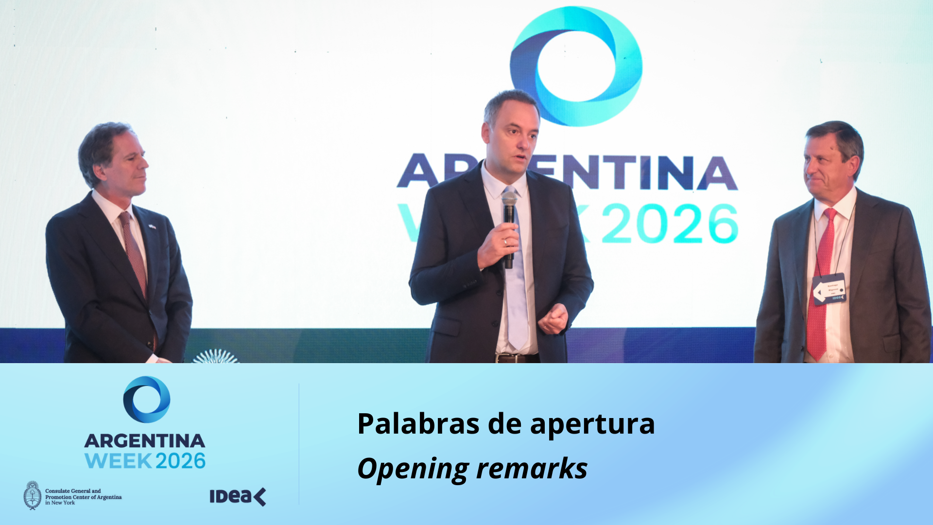 Palabras de apertura