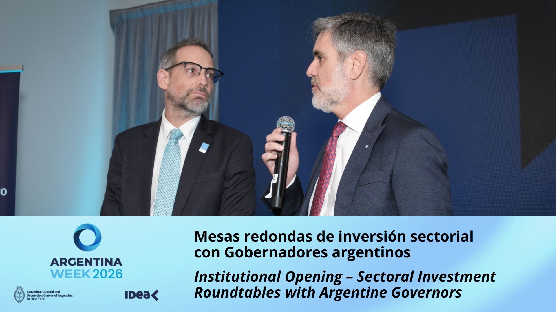 Mesas Redondas de Inversión Sectorial con Gobernadores Argentinos