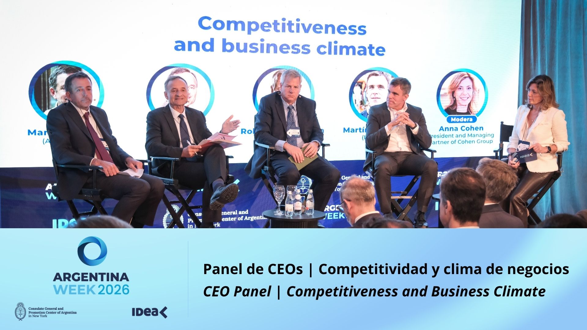 Panel de CEOs, Competitividad y clima de negocios